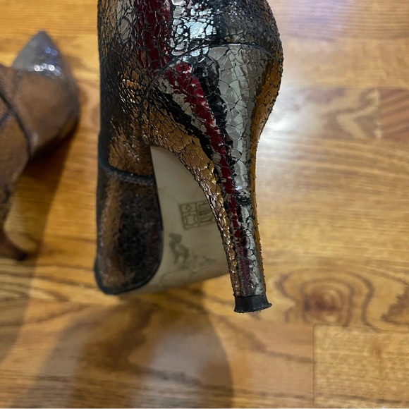 Free People Leather Lexi Heel Boots in Silver - Picture 11 of 16